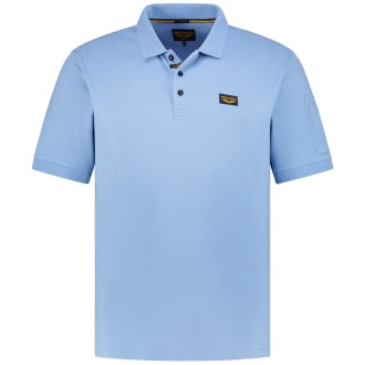 Basic-Poloshirt hellblau_5393 | 3XL