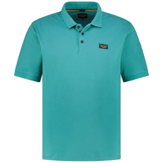Basic-Poloshirt petrol_6072 | 3XL