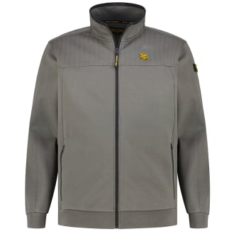 Sweatjacke mit Elasthan anthrazit_8039 | 3XL