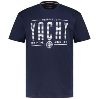 T-Shirt mit Print dunkelblau_547 | 3XL
