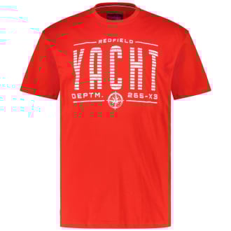 T-Shirt mit Print rot_631 | 3XL