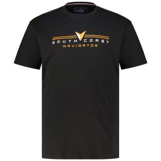 T-Shirt mit Print schwarz_15 | 3XL