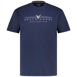 T-Shirt mit Print dunkelblau_547 | 3XL