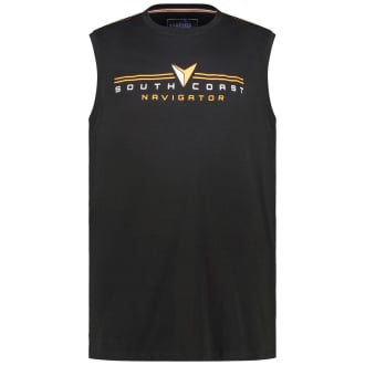 T-Shirt mit Print schwarz_15 | 3XL