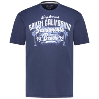 T-Shirt mit Print dunkelblau_189 | 3XL