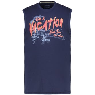 Tanktop mit Print dunkelblau_189 | 3XL