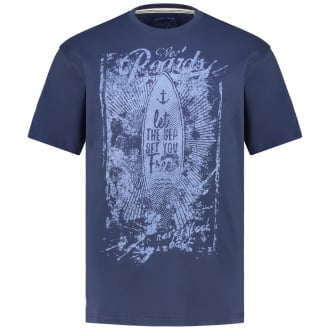 T-Shirt mit Motiv-Print dunkelblau_189 | 3XL