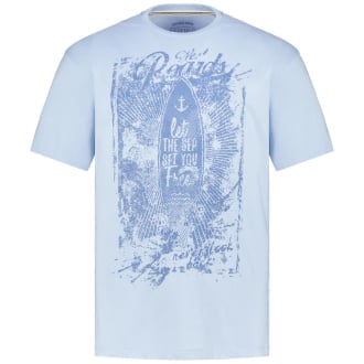 T-Shirt mit Motiv-Print hellblau_277 | 3XL