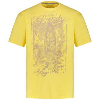 T-Shirt mit Motiv-Print gelb_485 | 3XL