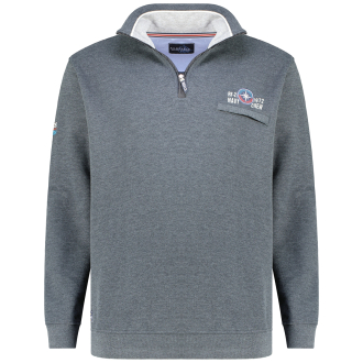 Sweatshirt aus Baumwollmischung dunkelgrau_716 | 4XL