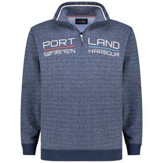 Sweatshirt aus Baumwollmischung dunkelblau_547 | 4XL