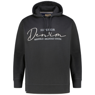 Hoodie aus Baumwoll-Mix schwarz_15 | 3XL