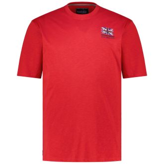 T-Shirt aus Baumwolle rot_229 | 7XL