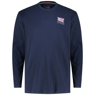 Longsleeve aus Baumwolle dunkelblau_547 | 4XL