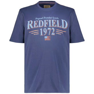 T-Shirt mit Logo-Print dunkelblau_189 | 3XL