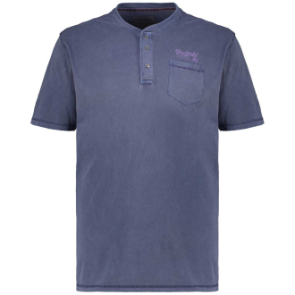 T-Shirt im Garment-Dye-Look dunkelblau_189 | 3XL