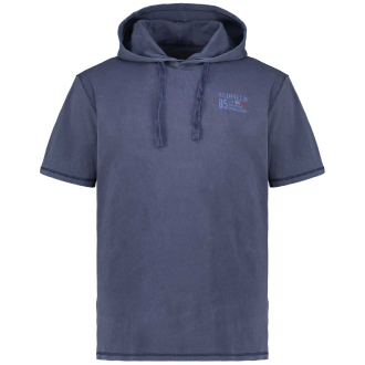 T-Shirt mit Kapuze dunkelblau_189 | 3XL