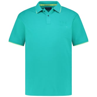 Poloshirt mit Print grün_11 | 7XL