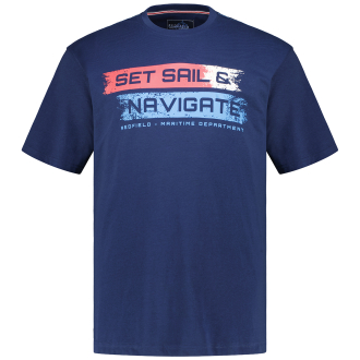 T-Shirt mit Print dunkelblau_547 | 3XL