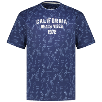 T-Shirt aus Baumwolle dunkelblau_189 | 3XL