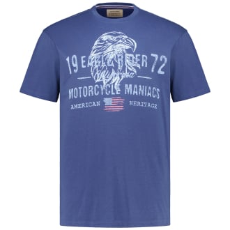 T-Shirt mit Print dunkelblau_189 | 7XL