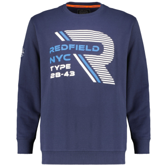 Sweatshirt mit Print dunkelblau_547 | 3XL