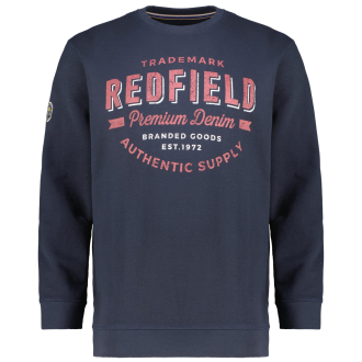 Sweatshirt mit Logo-Print dunkelblau_01 | 3XL