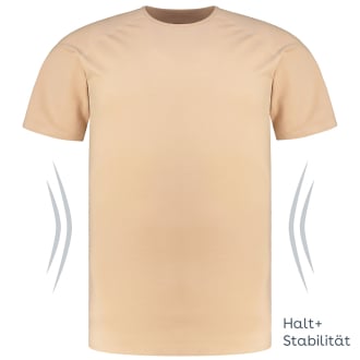 Komfort T-Shirt mit stabilisierender Funktion beige_NUDE | 3XL