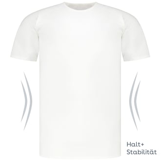 Komfort T-Shirt mit stabilisierender Funktion weiß_WEIß | 3XL