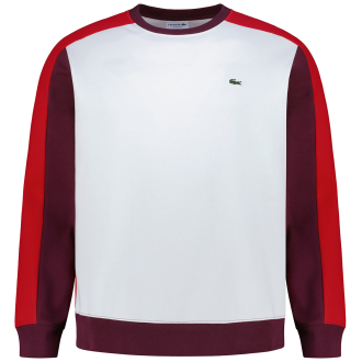 Sweatshirt mit Biobaumwolle rot/weiß_IG7 | 3XL