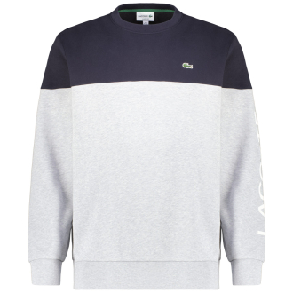 Sweatshirt im Colorblock-Design grau/schwarz_E6A | 3XL