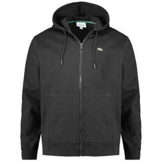 Kapuzenjacke mit Biobaumwolle schwarz_031 | 3XL