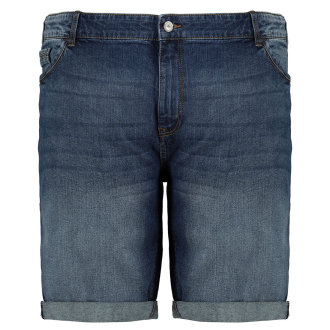 5-Pocket Jeansshorts mit Stretch dunkelblau_4482 | W54