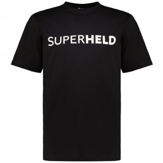 T-Shirt mit Statement-Print schwarz_700 | 4XL