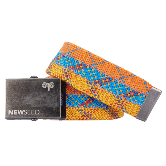 Kultiger Gürtel aus recyceltem Kletterseil orange_55 | 130