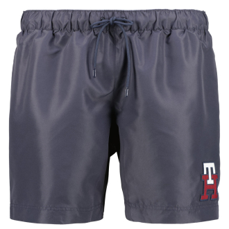 Badeshorts mit Monogramm-Applikation marine_DW5 | 3XL