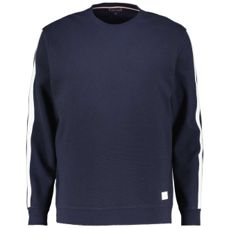 Rundhalspullover aus Baumwolle marine_DW5 | 3XL