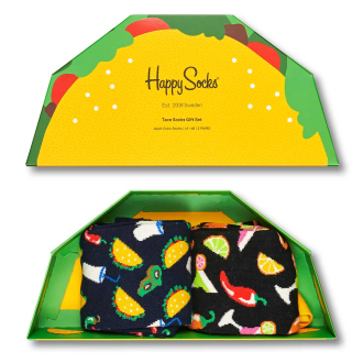 2er-Pack Socken "Taco" in Geschenkbox dunkelblau_6500 | 41-46