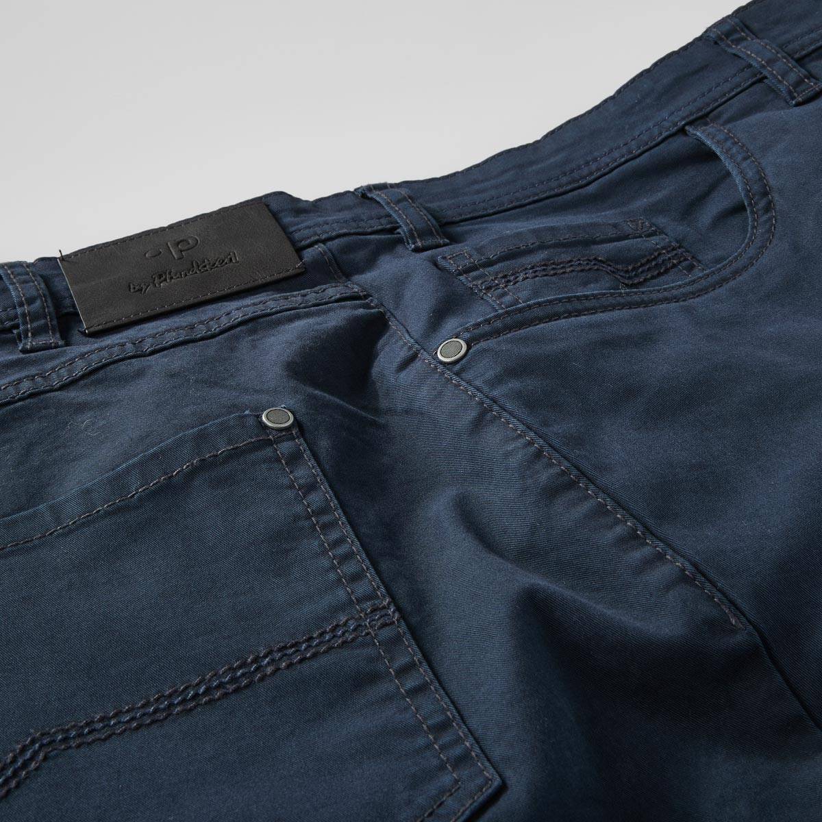 Baumwollhose mit Stretch, Tapered Fit | dunkelblau | 50/30 | PF9923702 ...